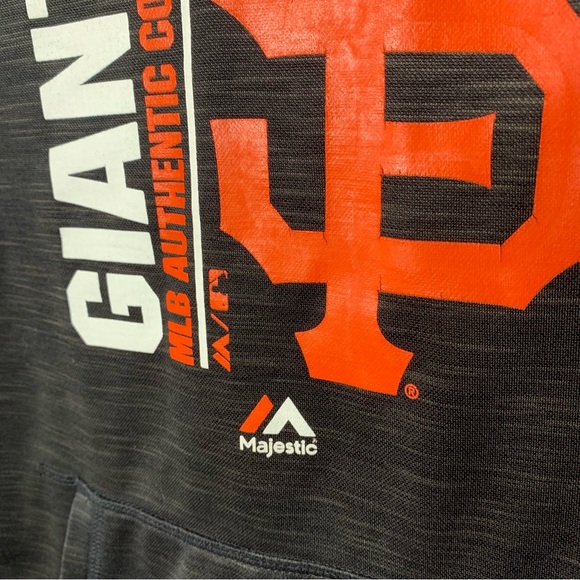 Authentic Majestic San Francisco Giants Graphic Hooded Sweatshirt - Picture 2 of 11